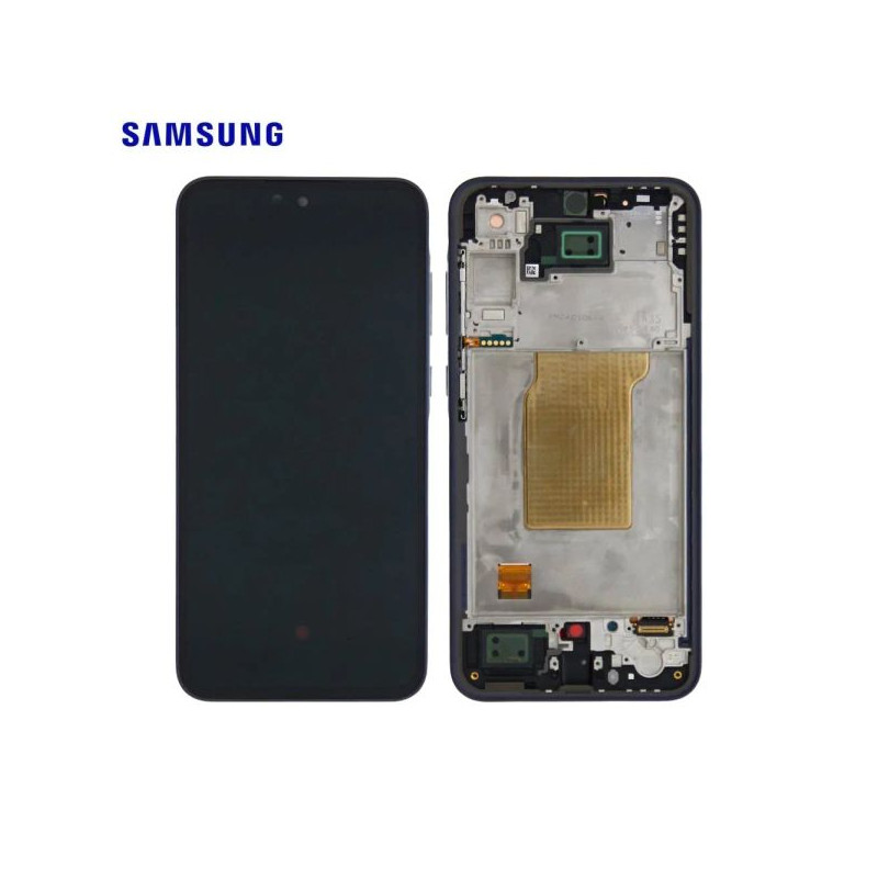 Samsung A35 5G A356B -  LCD display + Touch Unit + Front Cover Unit Black - Original Service Pack- No Warranty